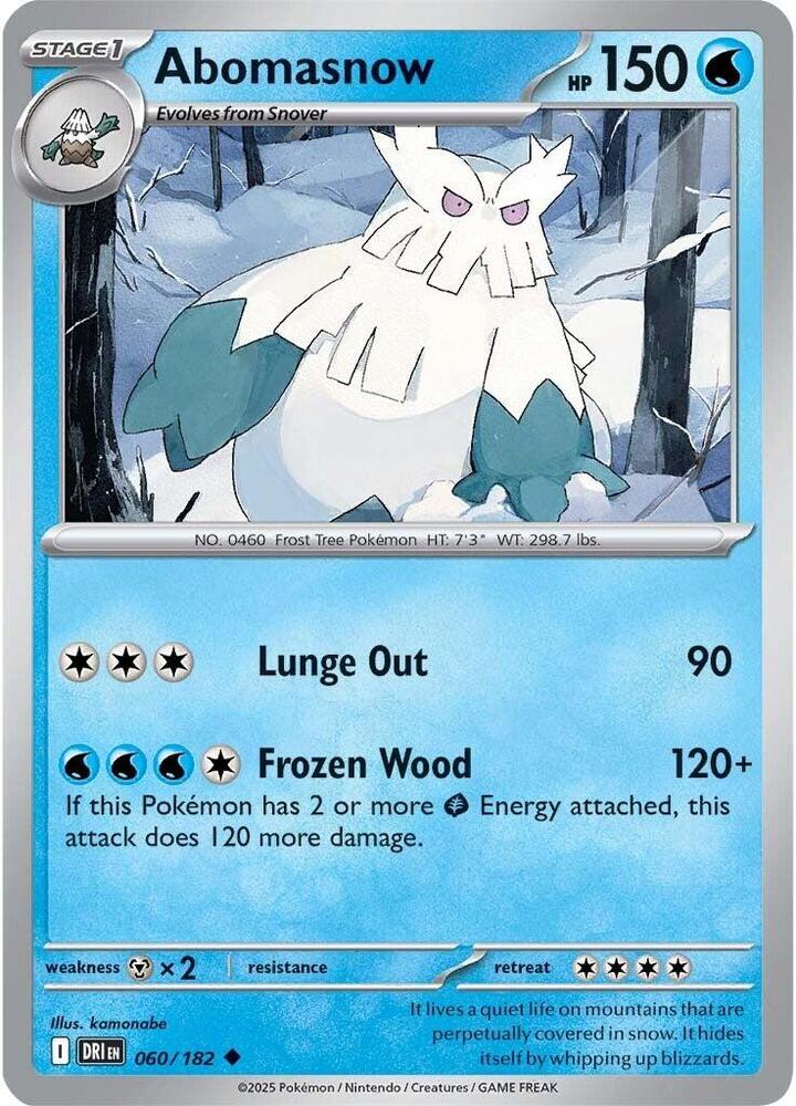 Abomasnow [SV10: Destined Rivals] 060/182