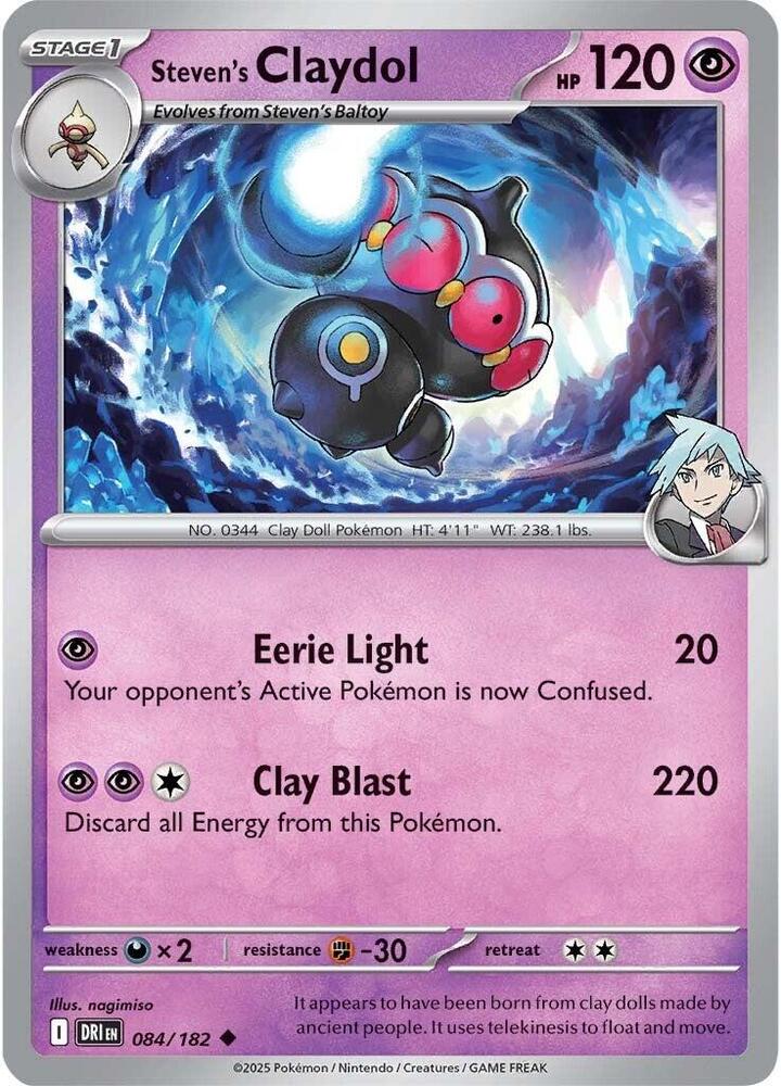 Steven's Claydol [SV10: Destined Rivals] 084/182