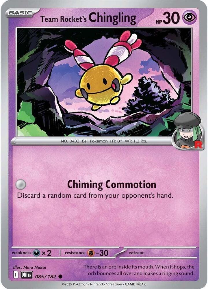 Team Rocket's Chingling [SV10: Destined Rivals] 085/182
