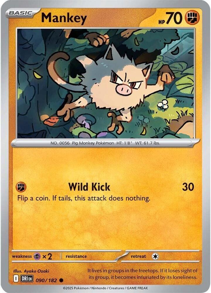 Mankey [SV10: Destined Rivals] 090/182