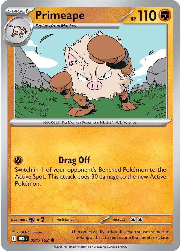 Primeape [SV10: Destined Rivals] 091/182