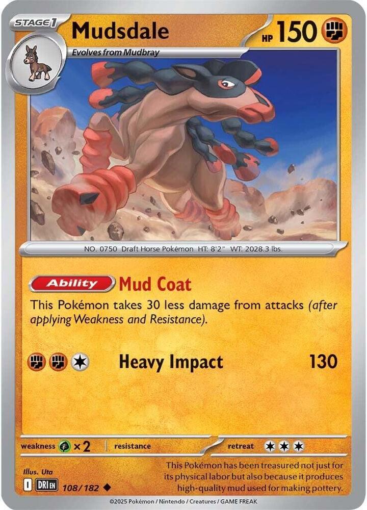 Mudsdale [SV10: Destined Rivals] 108/182