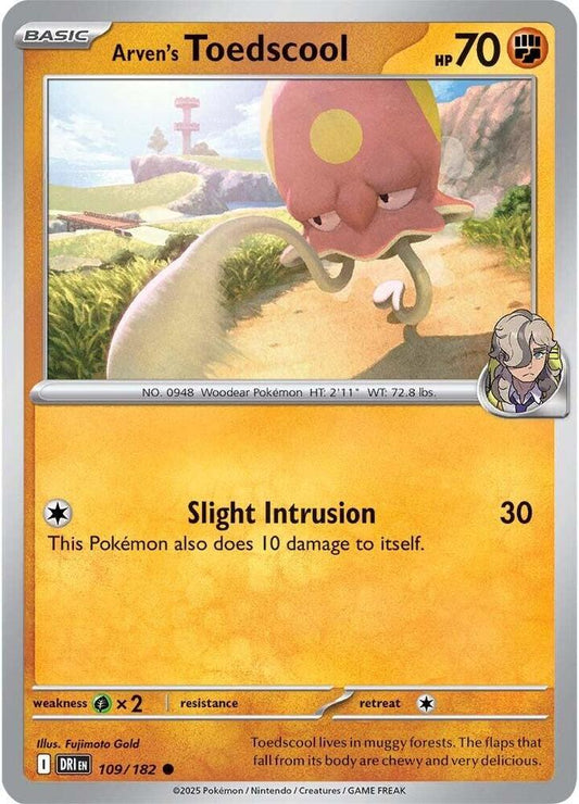 Arven's Toedscool [SV10: Destined Rivals] 109/182