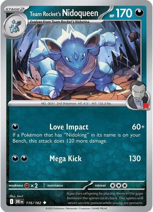 Team Rocket's Nidoqueen [SV10: Destined Rivals] 116/182