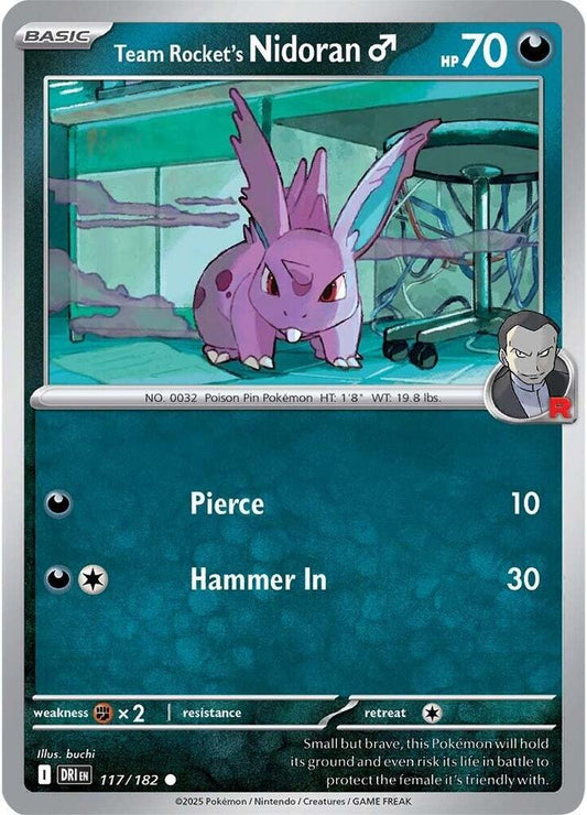 Team Rocket's Nidoran M [SV10: Destined Rivals] 117/182