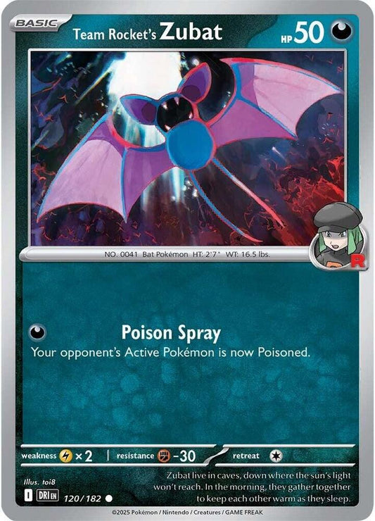 Team Rocket's Zubat [SV10: Destined Rivals] 120/182