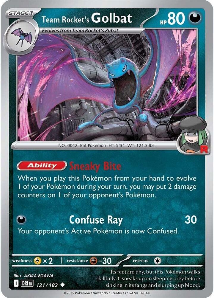 Team Rocket's Golbat [SV10: Destined Rivals] 121/182