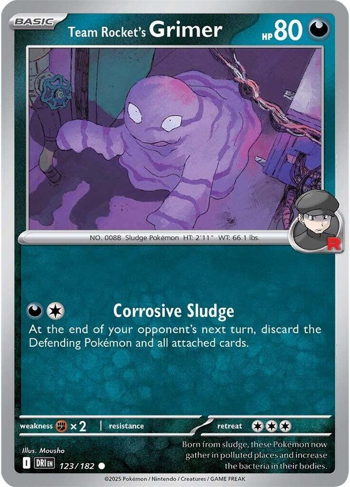 Team Rocket's Grimer [SV10: Destined Rivals] 123/182