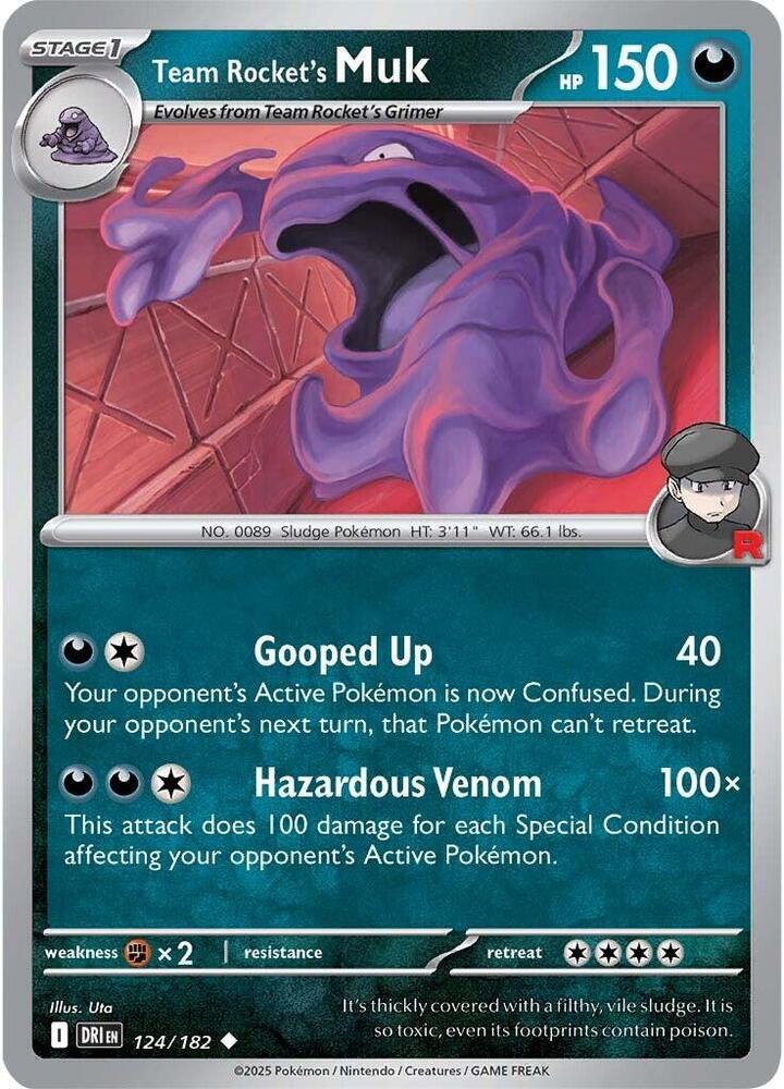 Team Rocket's Muk [SV10: Destined Rivals] 124/182