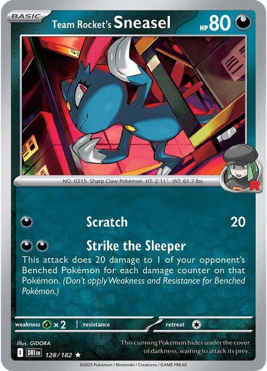 Team Rocket's Sneasel [SV10: Destined Rivals] 128/182