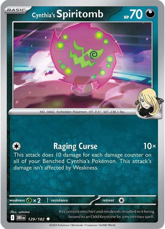Cynthia's Spiritomb [SV10: Destined Rivals] 129/182
