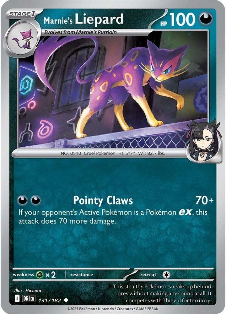 Marnie's Liepard [SV10: Destined Rivals] 131/182