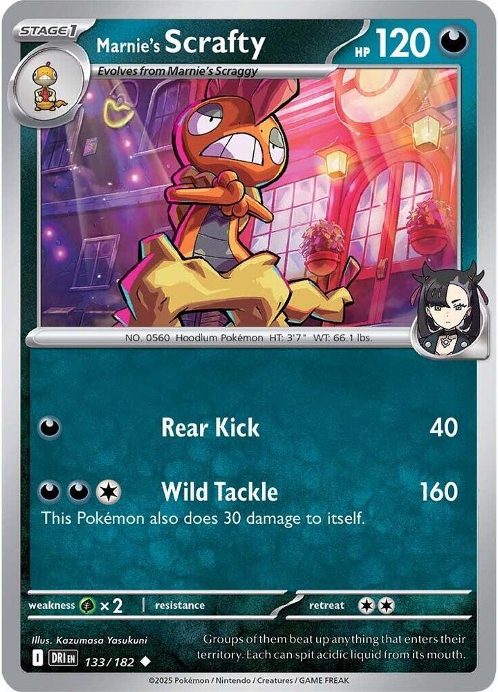 Marnie's Scrafty [SV10: Destined Rivals] 133/182