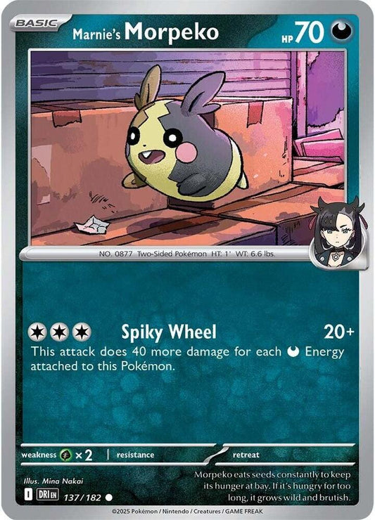 Marnie's Morpeko [SV10: Destined Rivals] 137/182