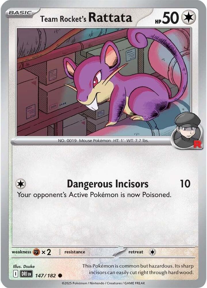 Team Rocket's Rattata [SV10: Destined Rivals] 147/182