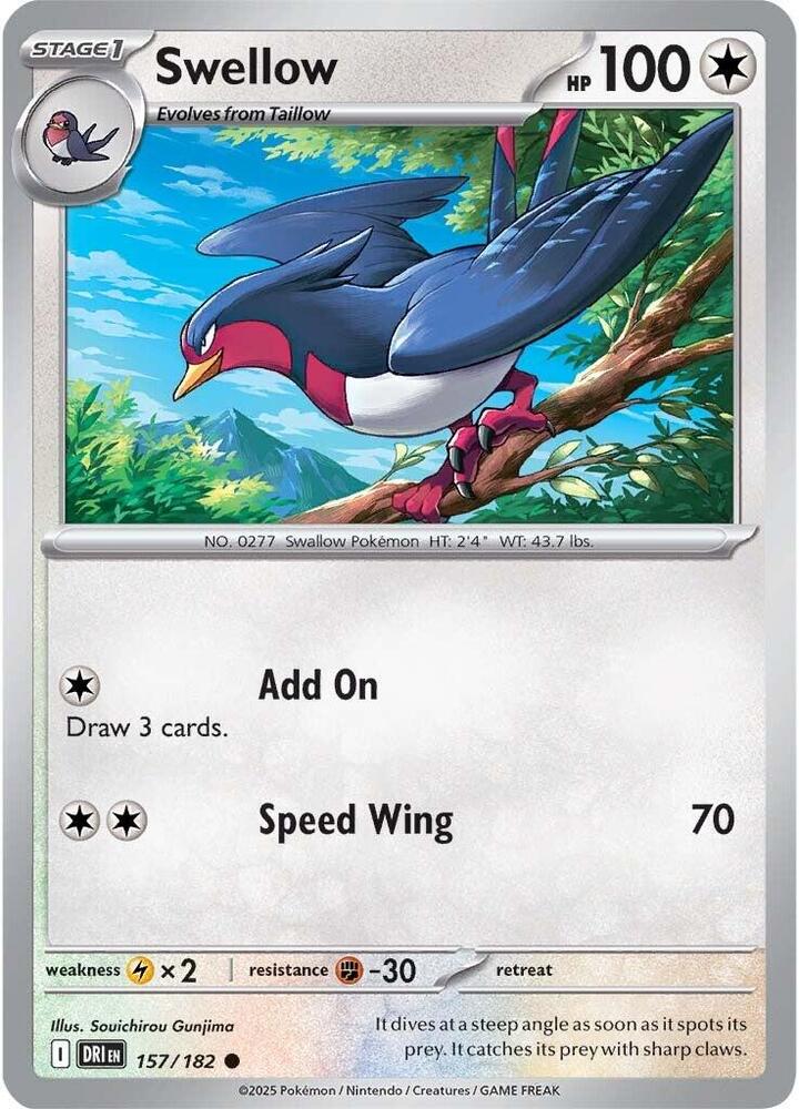 Swellow [SV10: Destined Rivals] 157/182
