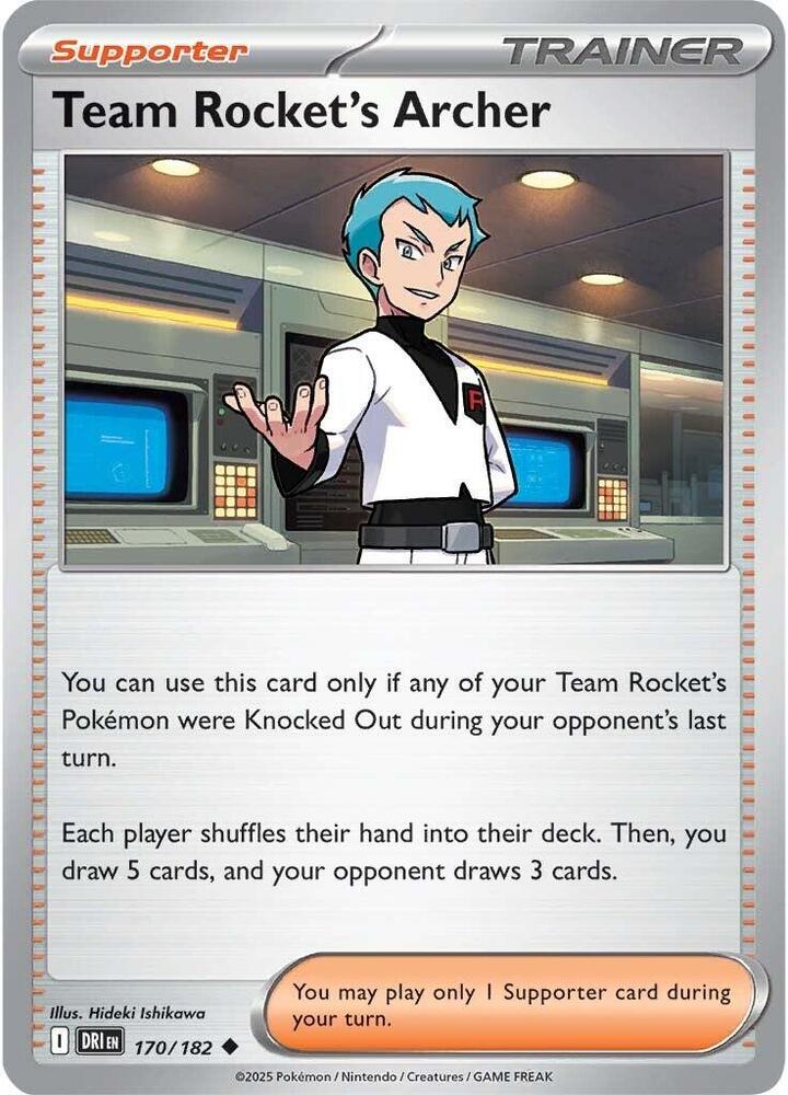 Team Rocket's Archer - 170/182 [SV10: Destined Rivals] 170/182