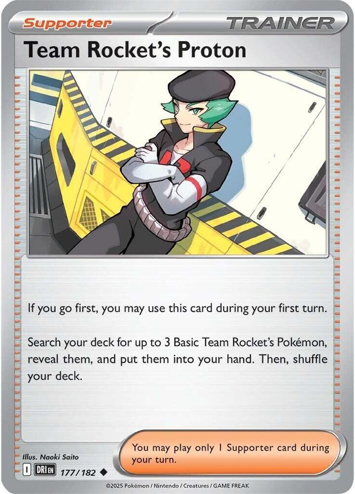 Team Rocket's Proton - 177/182 [SV10: Destined Rivals] 177/182