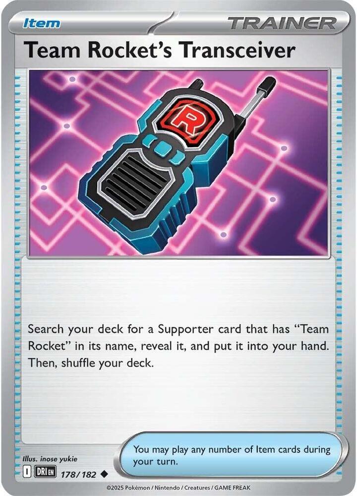 Team Rocket's Transceiver [SV10: Destined Rivals] 178/182