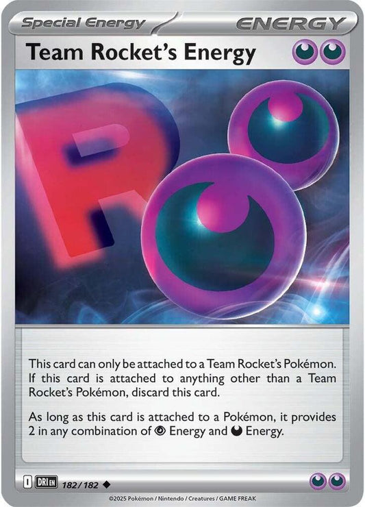 Team Rocket's Energy [SV10: Destined Rivals] 182/182
