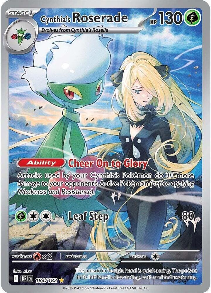Cynthia's Roserade - 184/182 [SV10: Destined Rivals] 184/182