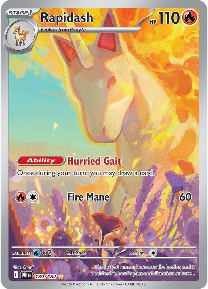 Rapidash - 189/182 [SV10: Destined Rivals] 189/182