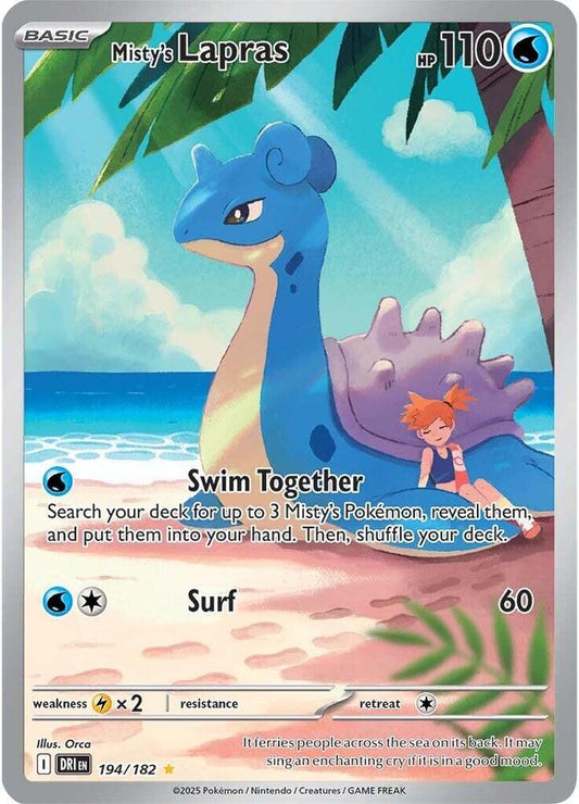 Misty's Lapras - 194/182 [SV10: Destined Rivals] 194/182