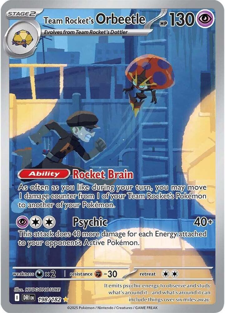 Team Rocket's Orbeetle - 198/182 [SV10: Destined Rivals] 198/182