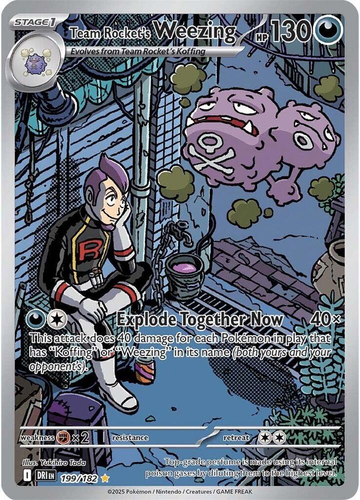 Team Rocket's Weezing - 199/182 [SV10: Destined Rivals] 199/182