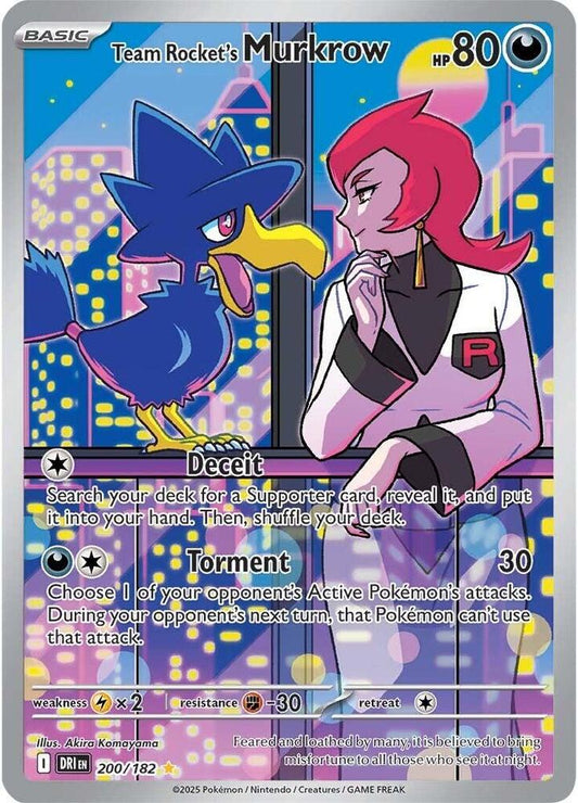 Team Rocket's Murkrow - 200/182 [SV10: Destined Rivals] 200/182