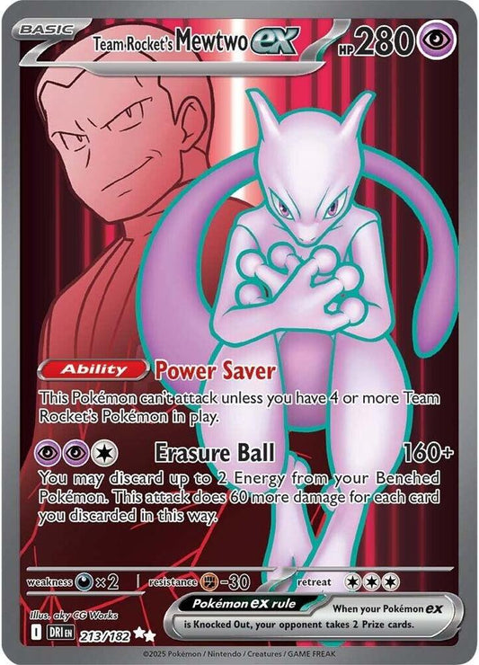 Team Rocket's Mewtwo ex - 213/182 [SV10: Destined Rivals] 213/182