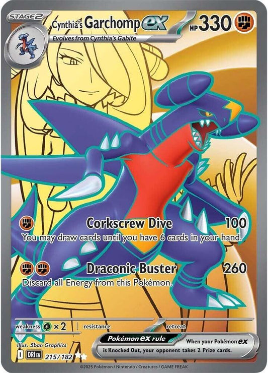 Cynthia's Garchomp ex - 215/182 [SV10: Destined Rivals] 215/182