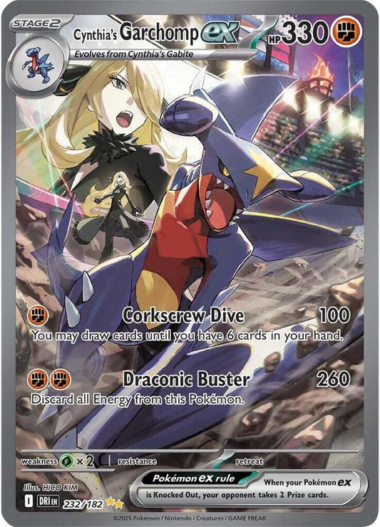 Cynthia's Garchomp ex - 232/182 [SV10: Destined Rivals] 232/182
