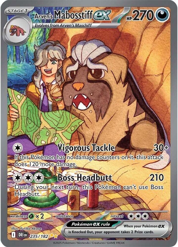 Arven's Mabosstiff ex - 235/182 [SV10: Destined Rivals] 235/182