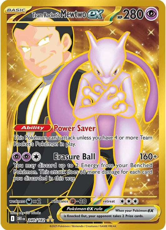 Team Rocket's Mewtwo ex - 240/182 [SV10: Destined Rivals] 240/182