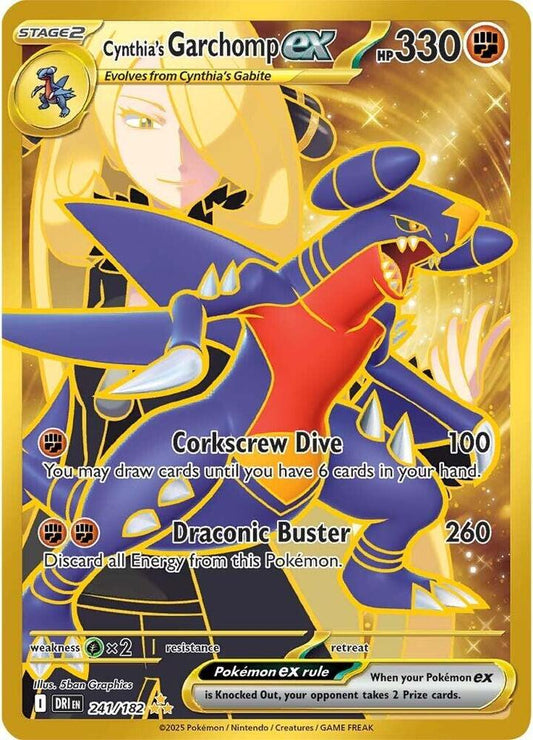 Cynthia's Garchomp ex - 241/182 [SV10: Destined Rivals] 241/182