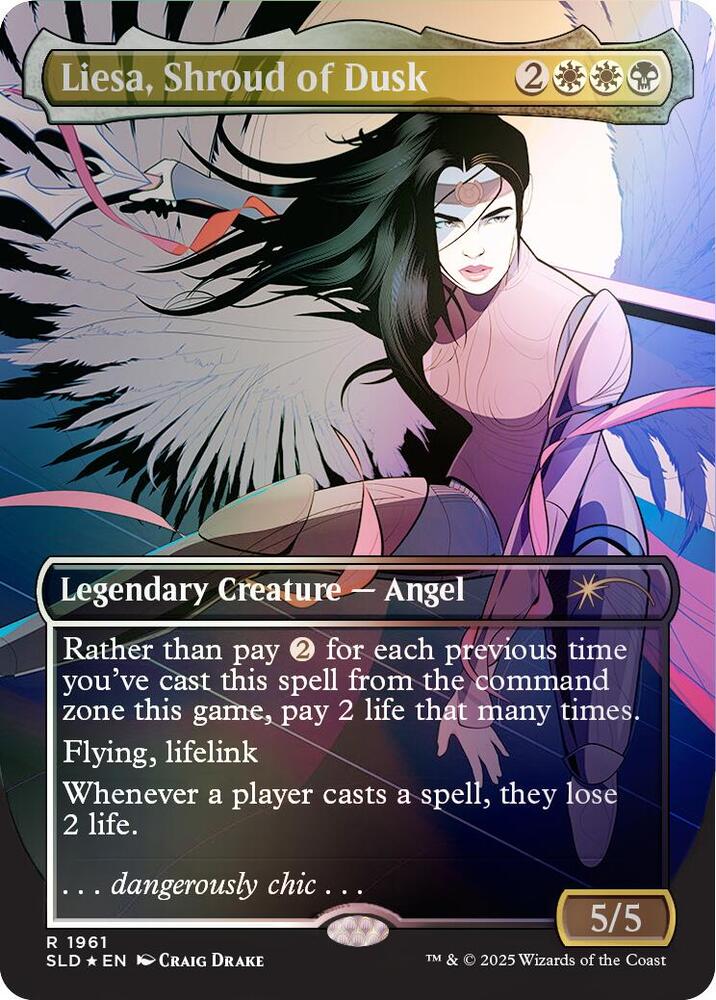 Liesa, Shroud of Dusk (Rainbow Foil) [Secret Lair Drop Series] 1961