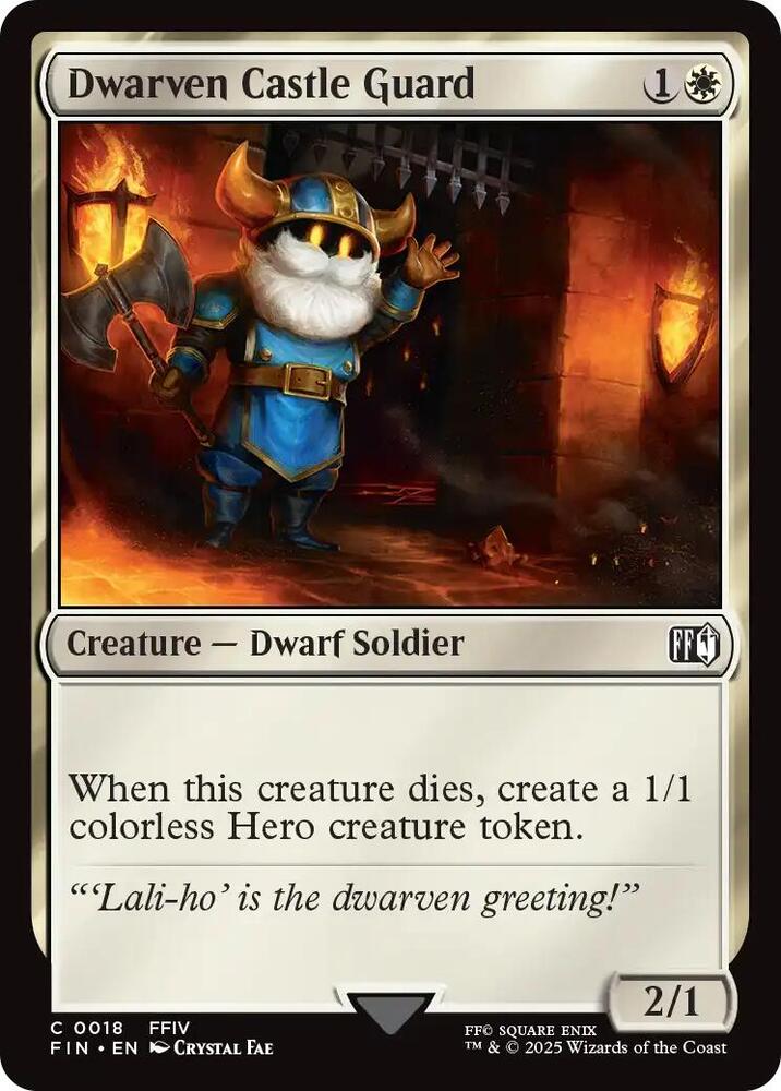 Dwarven Castle Guard [FINAL FANTASY] 18