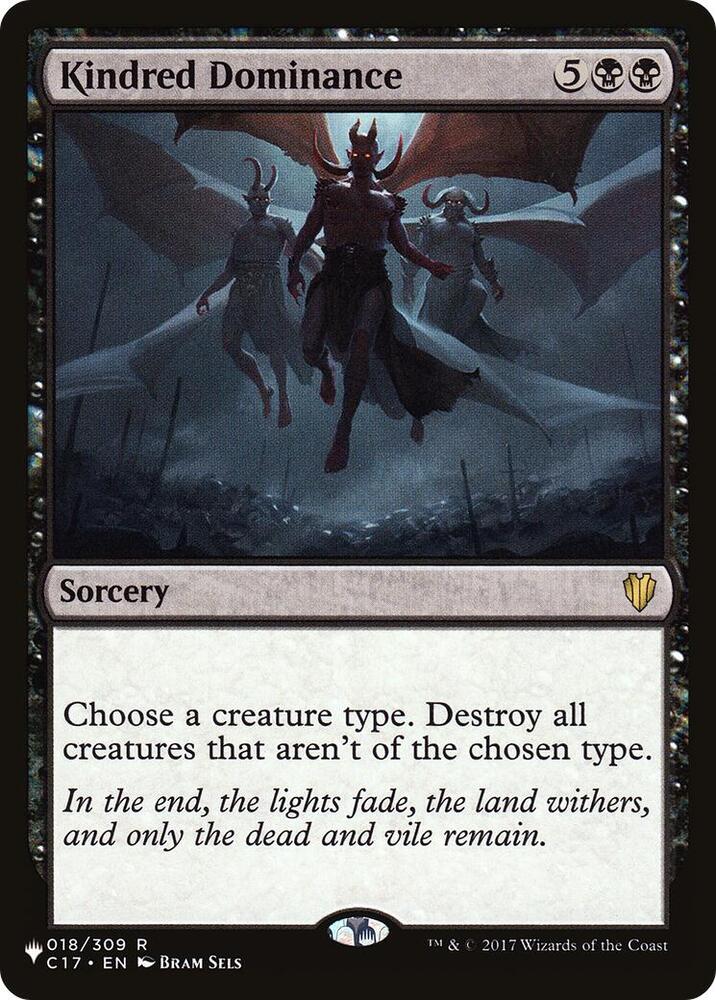 Kindred Dominance [The List Reprints] 018/309