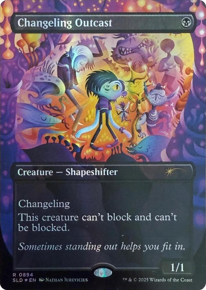 Changeling Outcast (Rainbow Foil) [Secret Lair Drop Series] 894