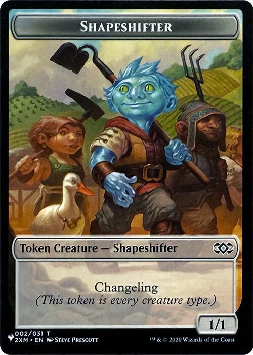 Shapeshifter // Dog Double-Sided Token [The List Reprints] 2 // 1