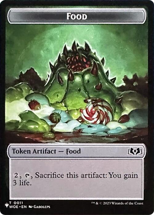 Food // Plant Double-Sided Token [The List Reprints] 11 // 8