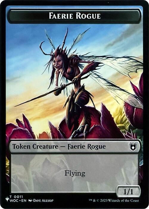 Faerie Rogue // Ape Double-Sided Token [The List Reprints] 11 // 10