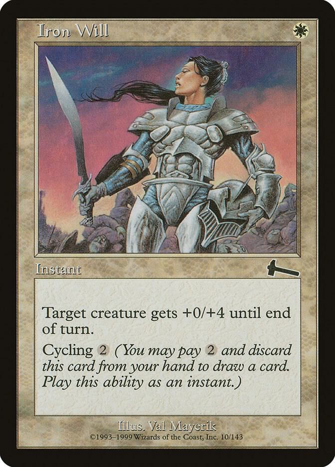 Iron Will [Urza's Legacy] 10
