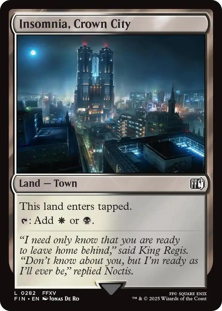 Insomnia, Crown City [FINAL FANTASY] 282