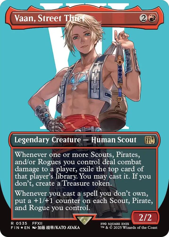 Vaan, Street Thief (Borderless) (Surge Foil) [FINAL FANTASY] 535