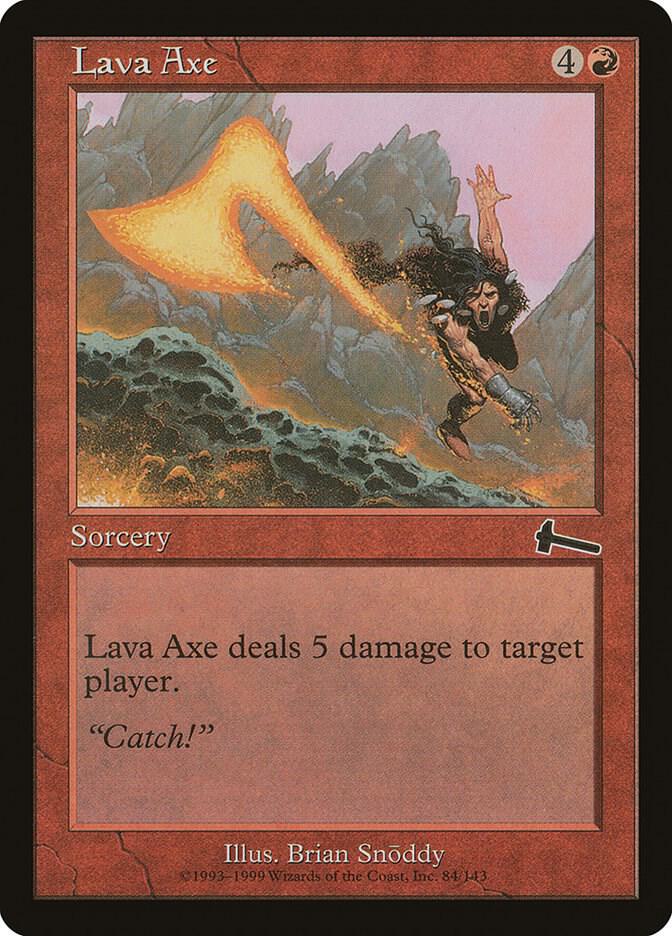 Lava Axe [Urza's Legacy] 84