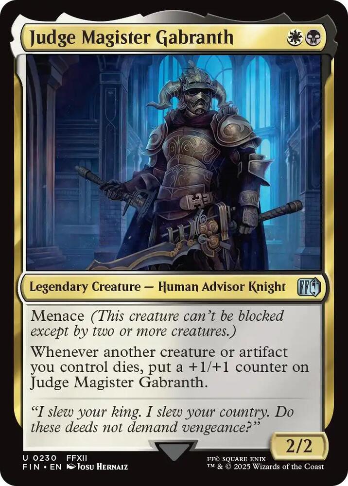 Judge Magister Gabranth [FINAL FANTASY] 230