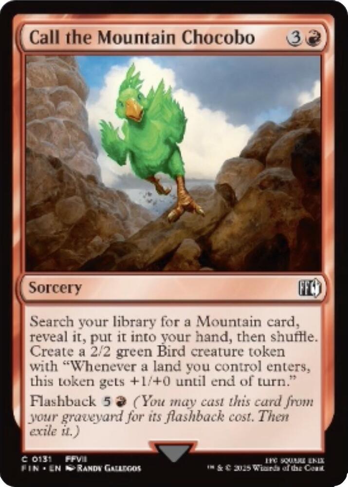Call the Mountain Chocobo [FINAL FANTASY] 131