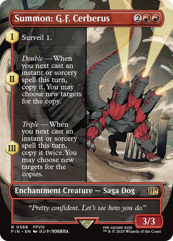 Summon: G.F. Cerberus (Borderless) [FINAL FANTASY] 368